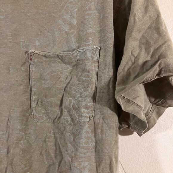 Nautica Jeans Co Y2K Distressed T-shirt - Picture 2 of 4